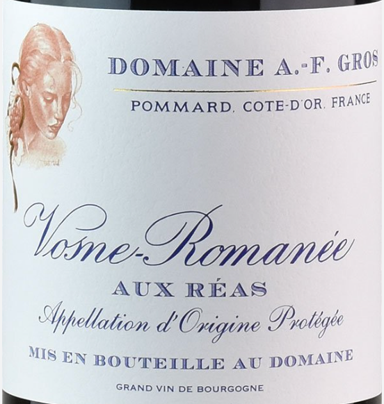 Vosne Romanee Aux Reas, A F Gros 2018
