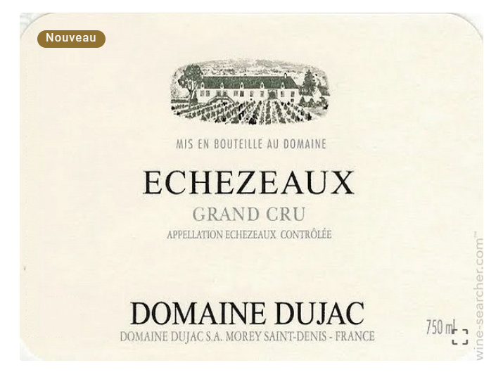 2026.01.07 탄포님 pick - DUJAC Echezeaux 2023