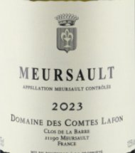 2026.09.18 타운와인 pick - Domaine des Comtes Lafon, Meursault, Blanc 2023