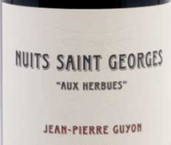 Domaine Jean-Pierre Guyon Nuits-Saint-Georges 'Aux Herbues' 2023