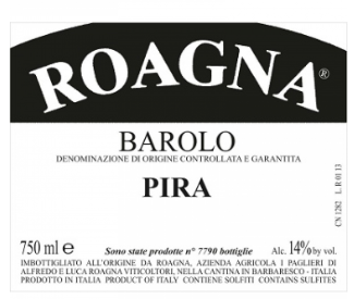 2026.10.08 와쿠님 pick - Roagna Barolo Pira 2014