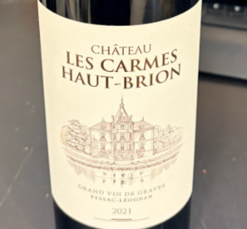 (밀랍손상) Château Les Carmes Haut Brion Pessac-Léognan Rouge Rouge 2021