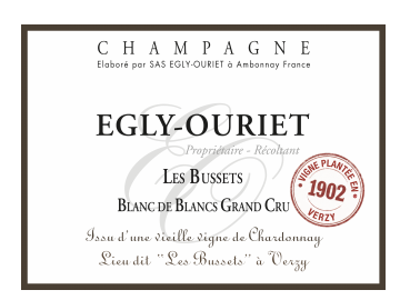 2026.10.27 palazzi님 pick - Egly-Ouriet Grand Cru Les Bussets Blanc de Blancs 2018