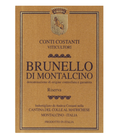 2025.11.25  WJ님 재결제창 - Conti Costanti Brunello di Montalcino Riserva 2019